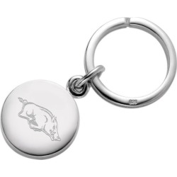 University of Arkansas Sterling Silver Insignia Key Ring by M.LaHart & Co.
