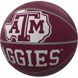 TX A&M Mascot Official-Size Rubber Basketball
