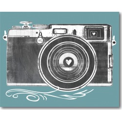 Camera 16" x 20" Canvas Wall Art