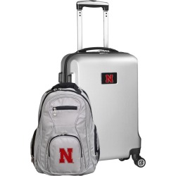Nebraska Cornhuskers Deluxe 2-Piece Backpack and Carry on Set