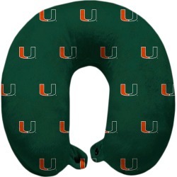 NCAA Relaxation Travel Pillow University Of Miami