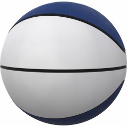 Plain Royal Full-Size Autograph Basketball