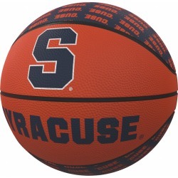 Syracuse Repeating Logo Mini-Size Rubber Basketball
