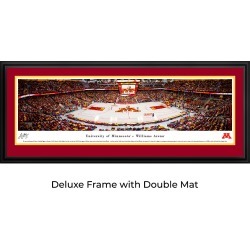 Minnesota Gophers Women's Basketball - Double Mat - Deluxed Framed Panoramic Print