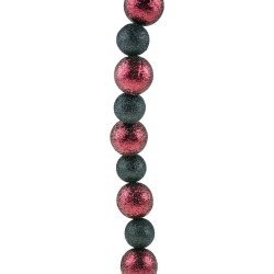 Garnet and Black Glittered Garland Oxbay By Seasons Designs