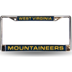 Rico West Virginia Laser Colored Chrome Auto Frame