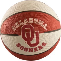 Oklahoma Mini-Size Rubber Basketball