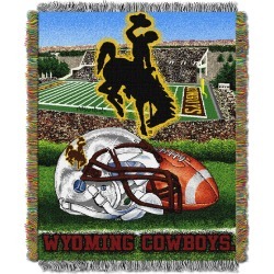 Wyoming OFFICIAL Collegiate Tapestry Throw
