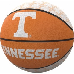 Tennessee Repeating Logo Mini-Size Rubber Basketball