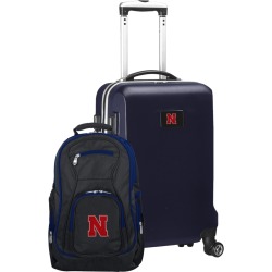 Nebraska Cornhuskers Deluxe 2-Piece Backpack and Carry on Set
