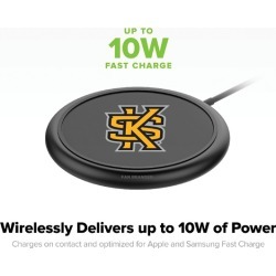 Mophie Black Wireless Devices with Kennesaw State Owls logo