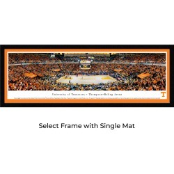 Tennessee Volunteers Basketball - Single Mat- Select Framed Panoramic Print