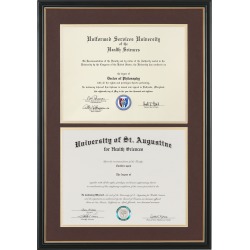 Standard Diploma Frame- Black fits 11" x 14" Diploma