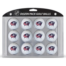 12 Pack Golf Balls Columbus Blue Jackets
