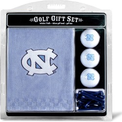 Embroidered Golf Towel/ 3 Golf Ball/Golf Tee Set North Carolina Tar Heels
