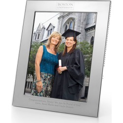 Boston University Polished Pewter 8x10 Picture Frame by M.LaHart & Co.