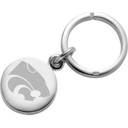 Kansas State University Sterling Silver Insignia Key Ring by M.LaHart & Co.