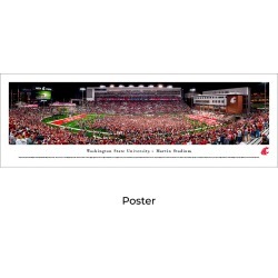 Washington State Cougars Football (Storm the Field) - Unframed Panoramic Print