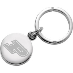 Purdue University Sterling Silver Insignia Key Ring by M.LaHart & Co.
