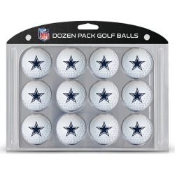 12 Pack Golf Balls Dallas Cowboys