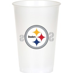 Pittsburgh Steelers Plastic Cups - 24 Count