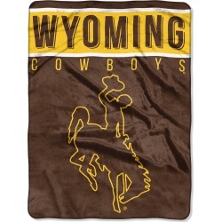 Wyoming Cowboys Essential Raschel Blanket Throw