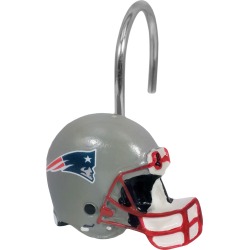 New England Patriots Shower Curtain Rings