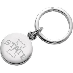 Iowa State University Sterling Silver Insignia Key Ring by M.LaHart & Co.