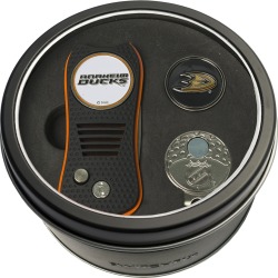 Tin Gift Set with Switchfix Divot Tool- Cap Clip and Golf Ball Marker Anaheim Ducks