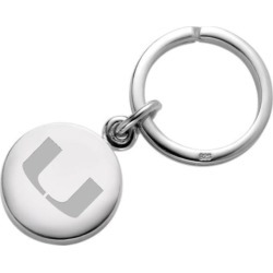 Miami Sterling Silver Insignia Key Ring by M.LaHart & Co.