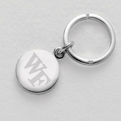 Wake Forest Sterling Silver Insignia Key Ring by M.LaHart & Co.
