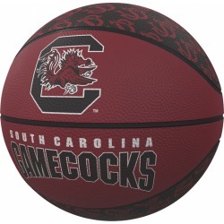 South Carolina Repeating Logo Mini-Size Rubber Basketball