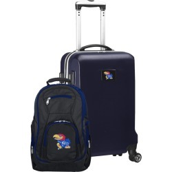 Kansas Jayhawks Deluxe 2-Piece Backpack and Carry on Set