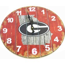 Georgia State Map 13.5 MDF Clock Oxbay by Seasons Designs