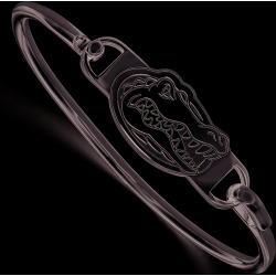Sterling Silver LogoArt University of Florida Bangle