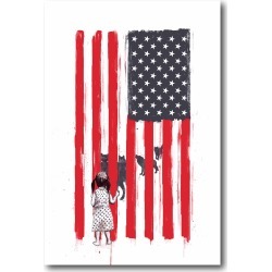 Homeland Security 12" x 18" Canvas Wall Art