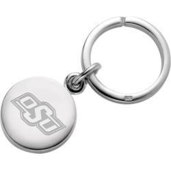 Oklahoma State University Sterling Silver Insignia Key Ring by M.LaHart & Co.
