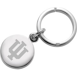 Indiana University Sterling Silver Insignia Key Ring by M.LaHart & Co.