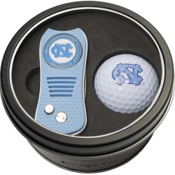 Tin Gift Set with Switchfix Divot Tool and Golf Ball North Carolina Tar Heels