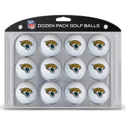 12 Pack Golf Balls Jacksonville Jaguars