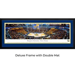 Marquette Basketball - 1st Game at Fiserv Forum - Double Mat - Deluxed Framed Panoramic Print