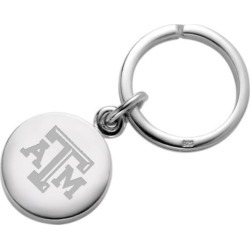 Texas A&M Sterling Silver Insignia Key Ring by M.LaHart & Co.