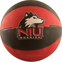 Northern Illinois Mini-Size Rubber Basketball