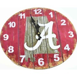 Alabama State Map 13.5 MDF Clock Oxbay by Seasons Designs