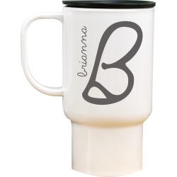 Joe on the Go White Personalized Travel Mug