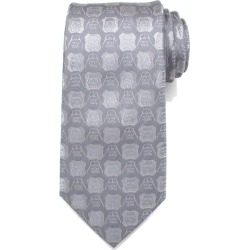 Star Wars Darth Vader and Stormtrooper Grey Men's Tie