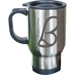 Sips of Steel Personalized Travel Mug