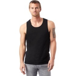 Alternative 1091C1 Men's Go-To Tank Top in Black size Medium | Cotton