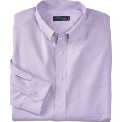 Men's Big & Tall KS Signature Wrinkle-Resistant Oxford Dress Shirt by KS Signature in Soft Purple (Size 18 37/8) found on Bargain Bro from OneStopPlus for USD $44.07