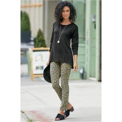 Women's Christina Pullover Top by Soft Surroundings, in Black size XS (2-4)